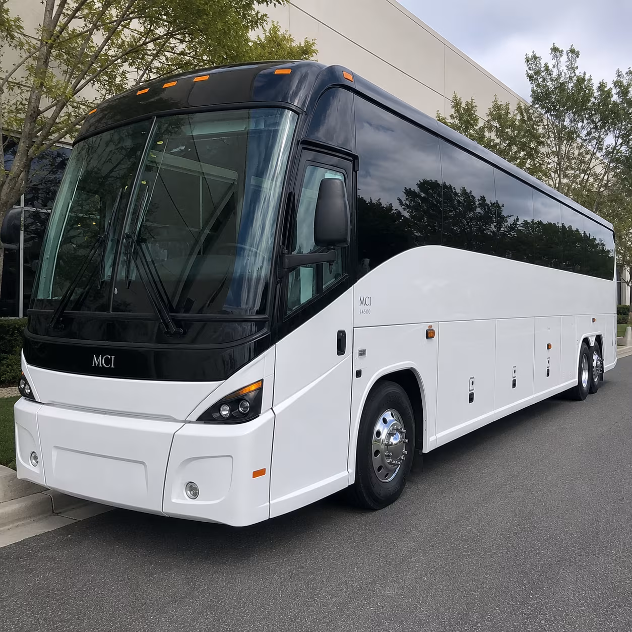 harlingen charter bus rental exterior