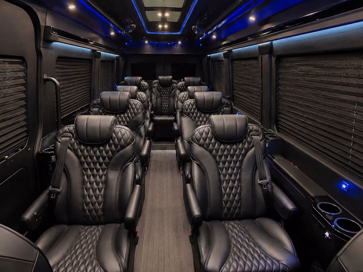 harlingen private event transportation onboard seating